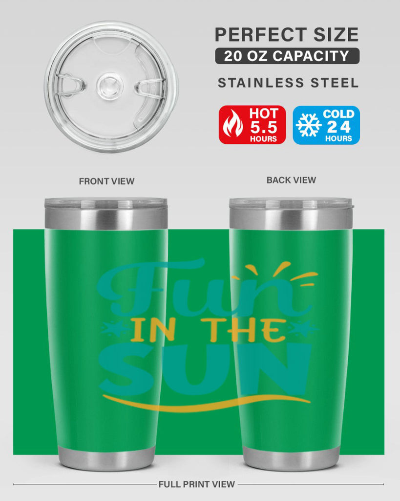 fun in the sun Style 103#- summer- Tumbler