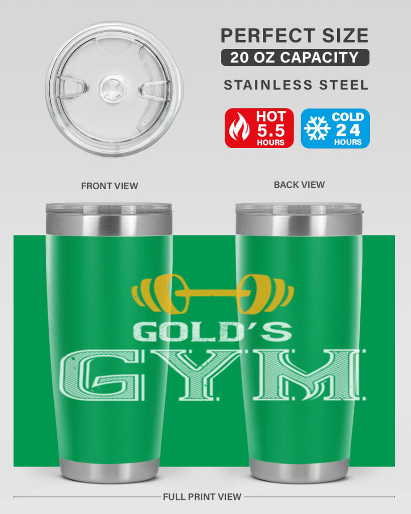 gold gym 101#- gym- Tumbler