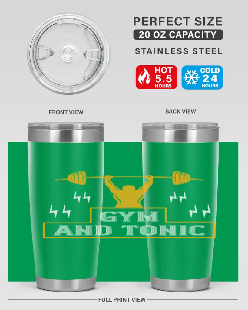 gym and tonic 100#- gym- Tumbler