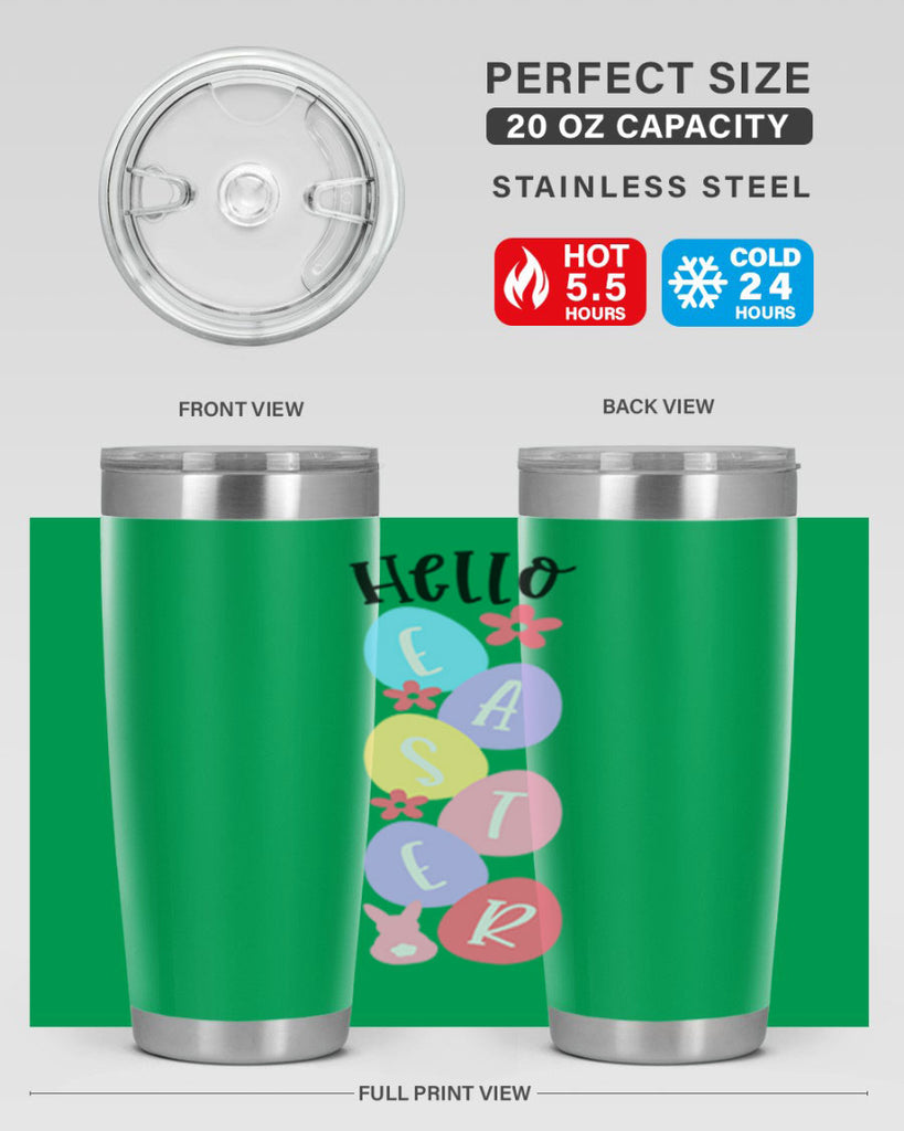 hello easter 32#- easter- Tumbler