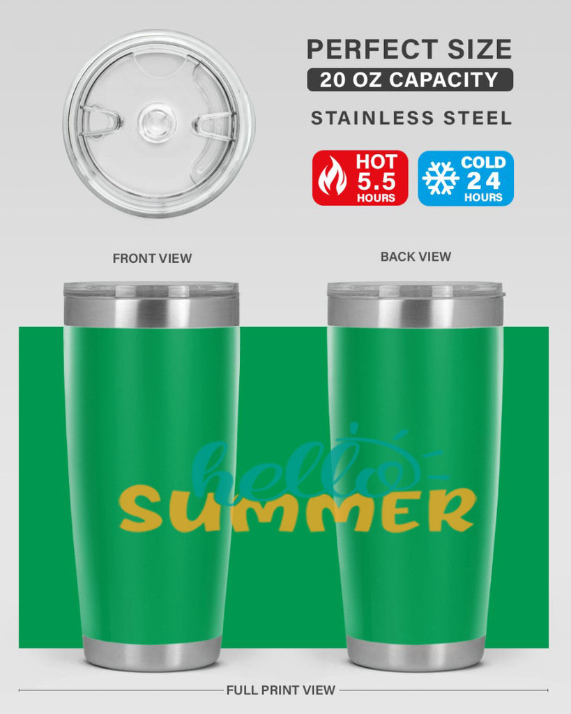 hello summer Style 97#- summer- Tumbler