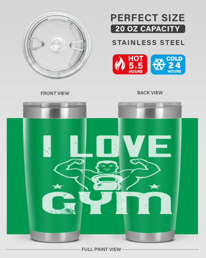 i love gym 88#- gym- Tumbler