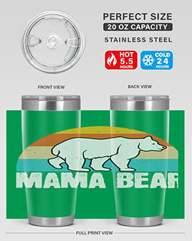 mama bear 24#- Bears- Tumbler