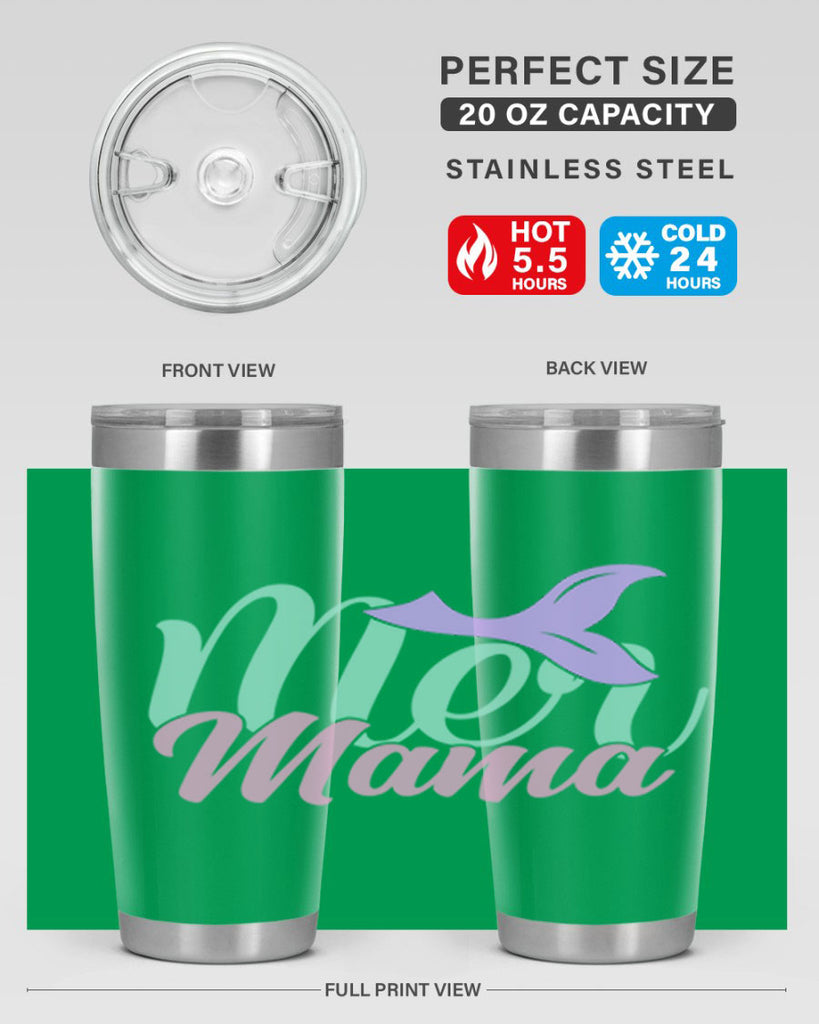 mer mama 4#- mermaid- Tumbler