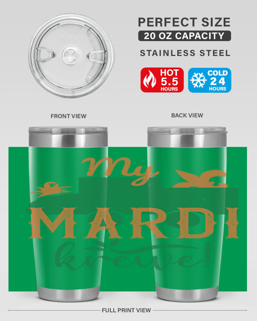 my mardi krewe 43#- mardi gras- Tumbler