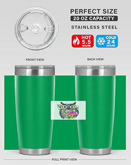 owl 13#- owl- Tumblers