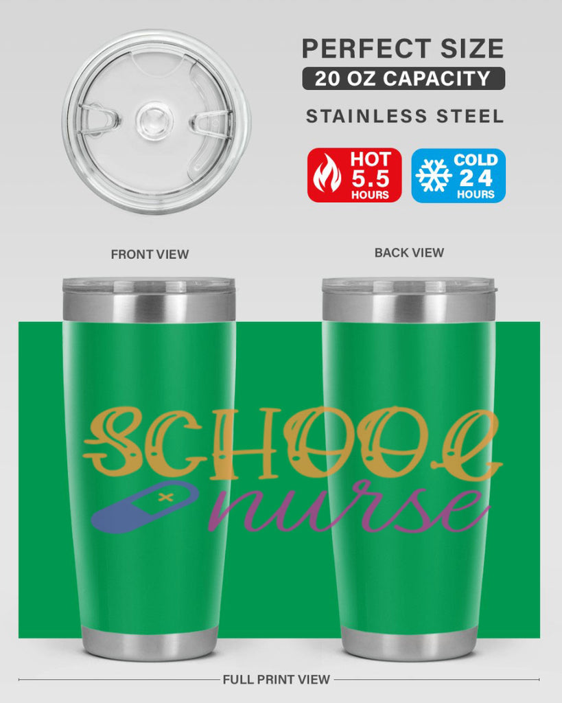 school nurse Style Style 48#- nurse- tumbler