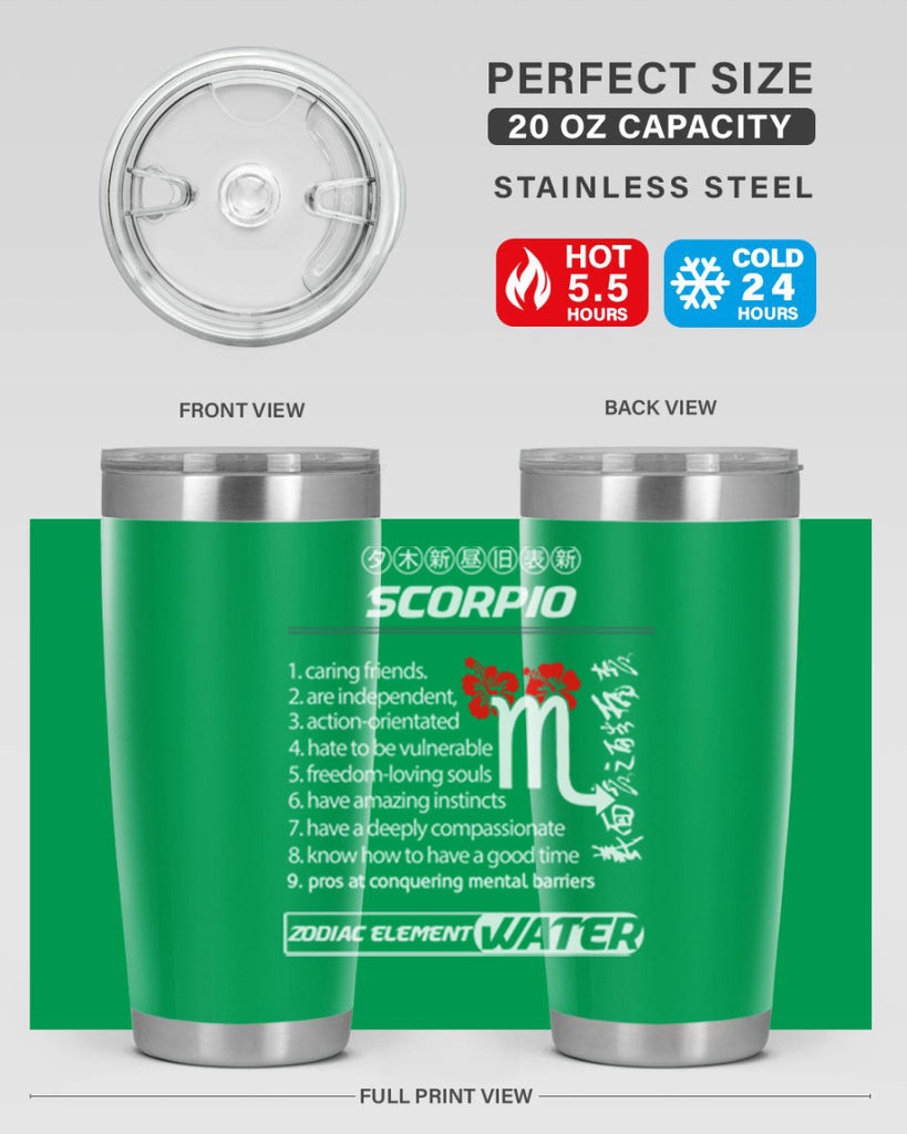 scorpio 456#- zodiac- Tumbler
