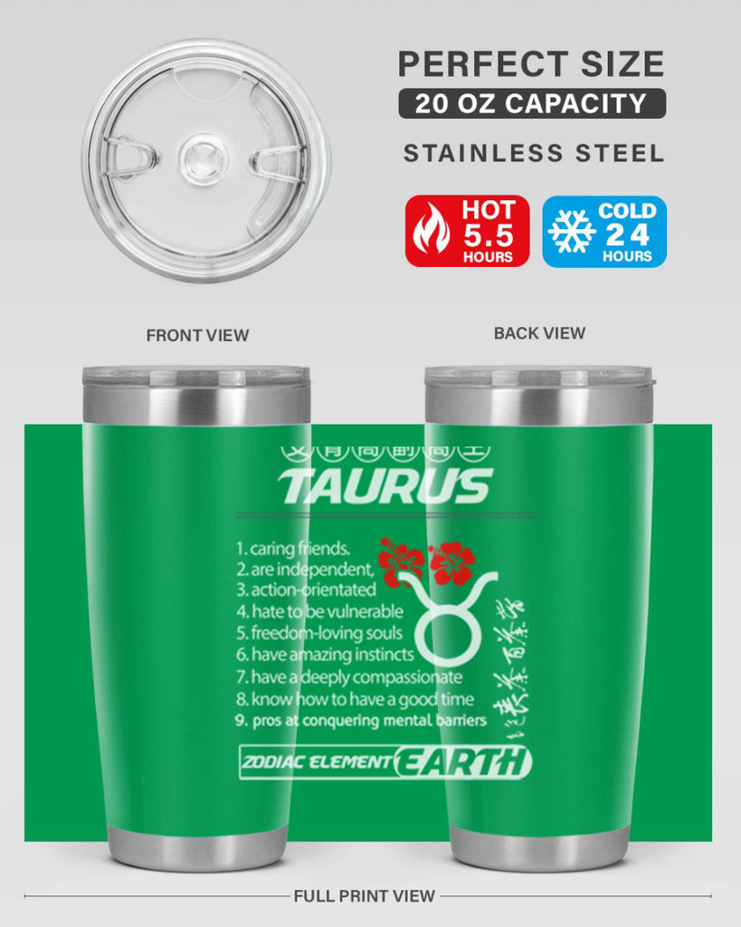 taurus 518#- zodiac- Tumbler