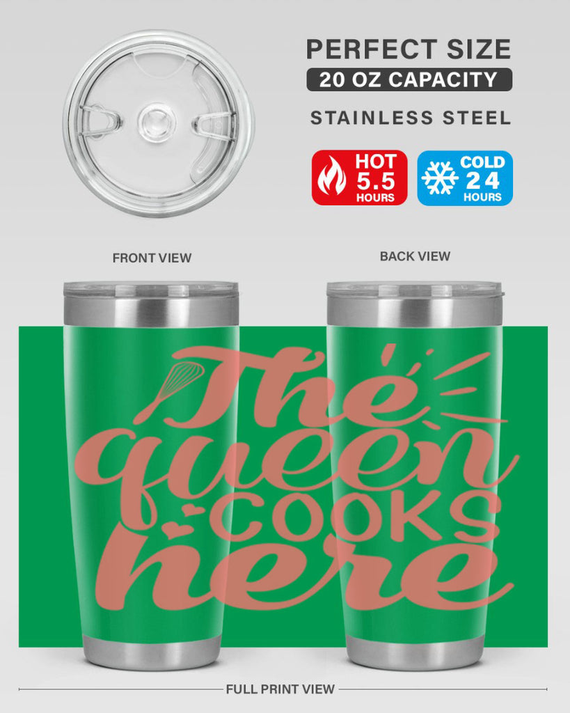 the queen cooks here 9#- kitchen- Tumbler