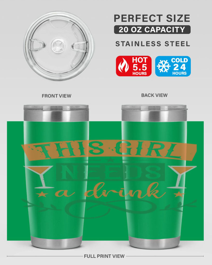 this girl needs a drink 1#- mardi gras- Tumbler