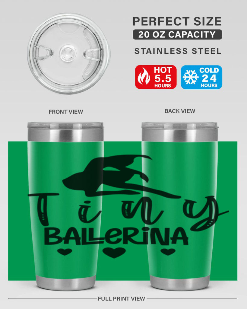 tiny ballerina 88#- ballet- Tumbler
