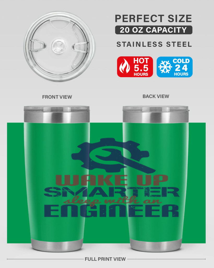 wake up smarter sleep with an engineer Style 31#- engineer- tumbler