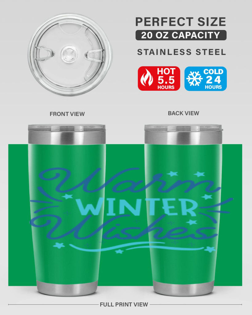 warm winter wishes 457#- winter- Tumbler