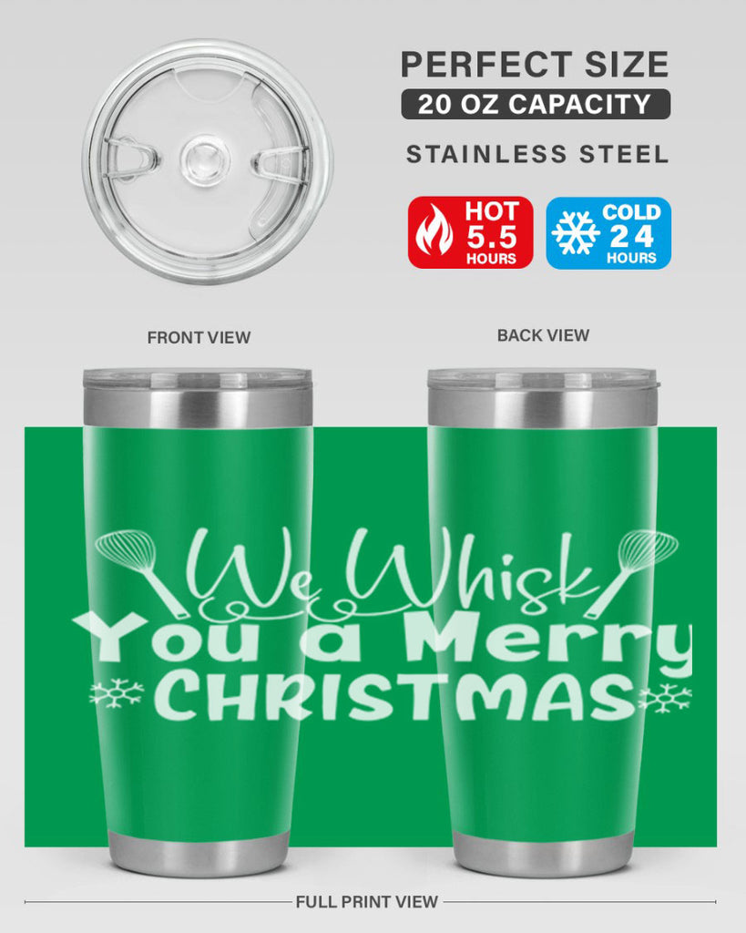 we whisk you a merry christmas 21#- kitchen- Tumbler