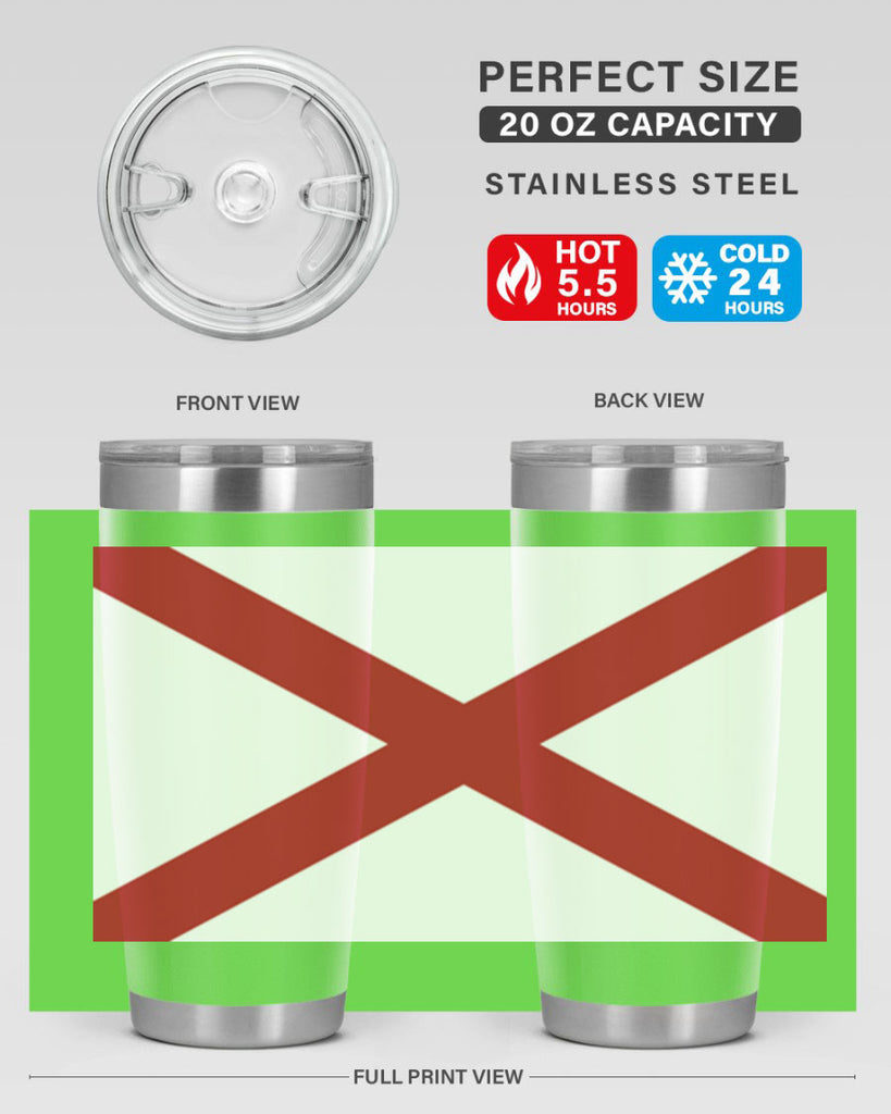 Alabama 51#- Us Flags- Tumbler