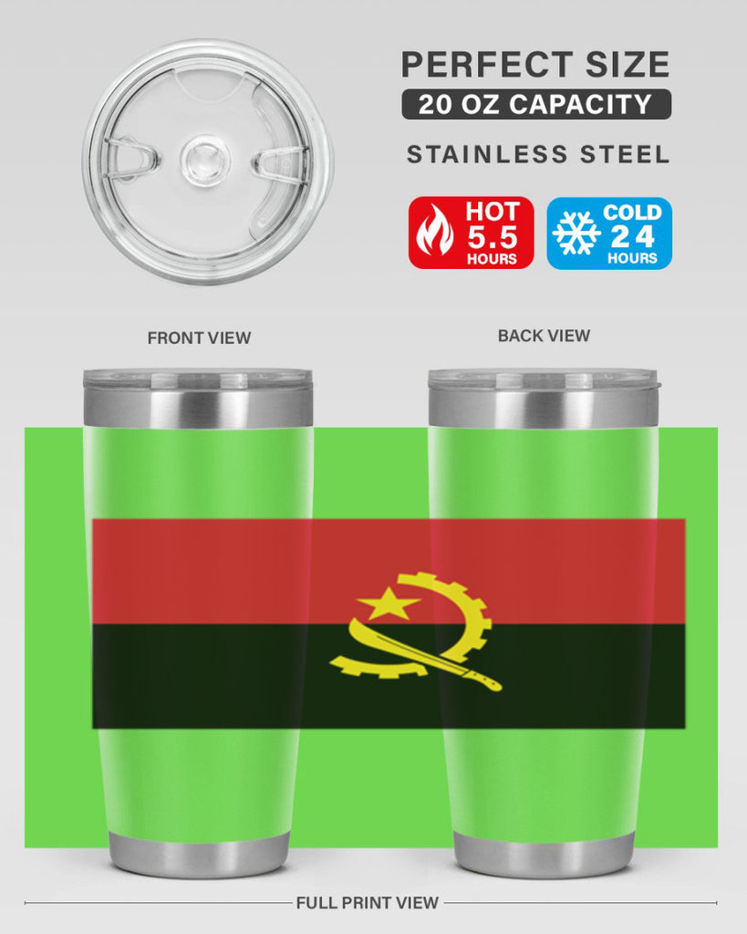 Angola 193#- world flags- Tumbler