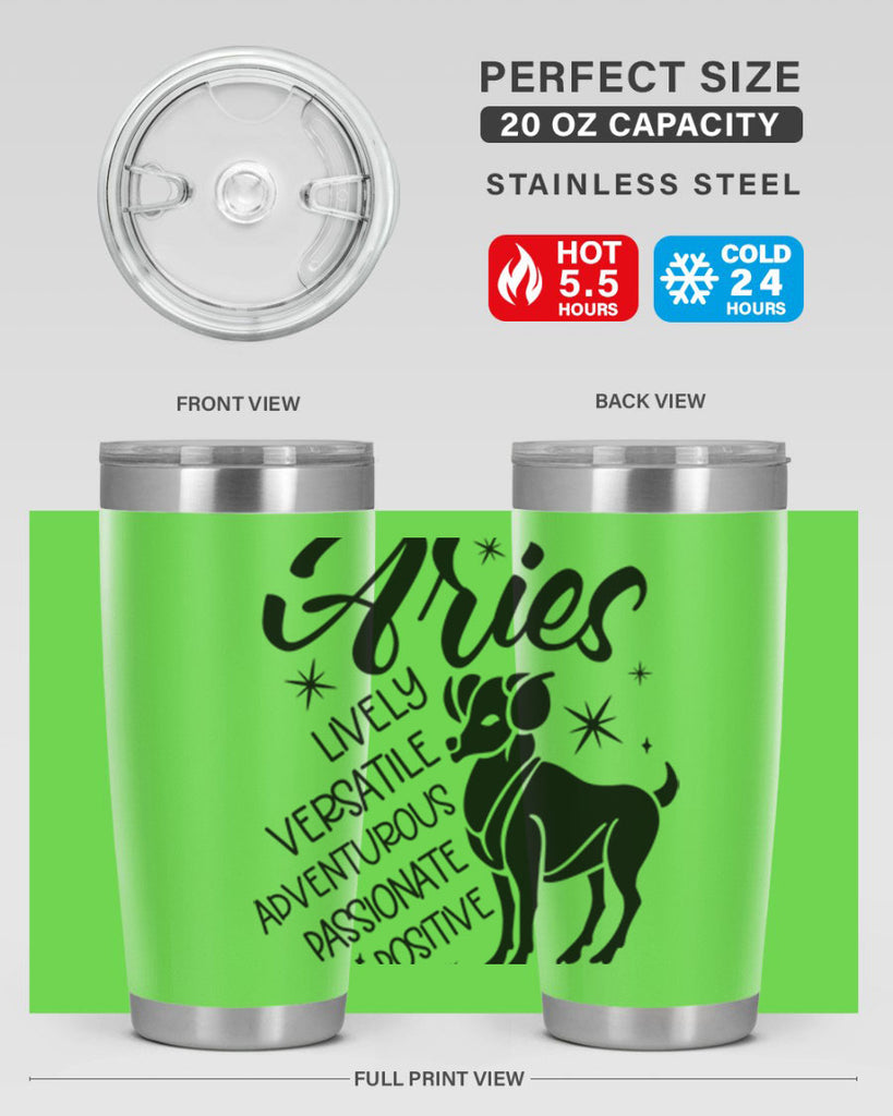 Aries 100#- zodiac- Tumbler