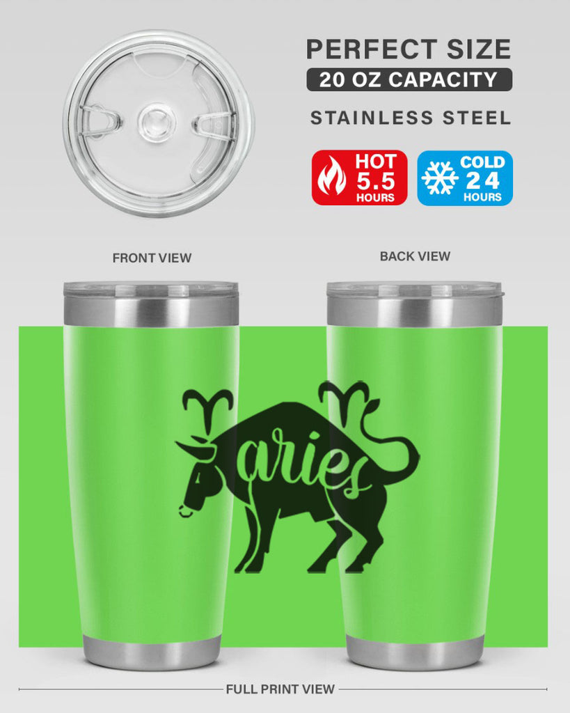 Aries 104#- zodiac- Tumbler