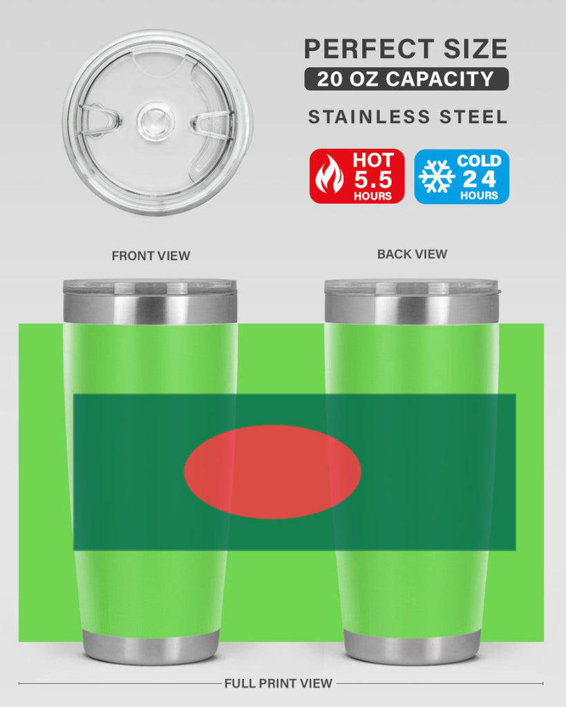 Bangladesh 184#- world flags- Tumbler