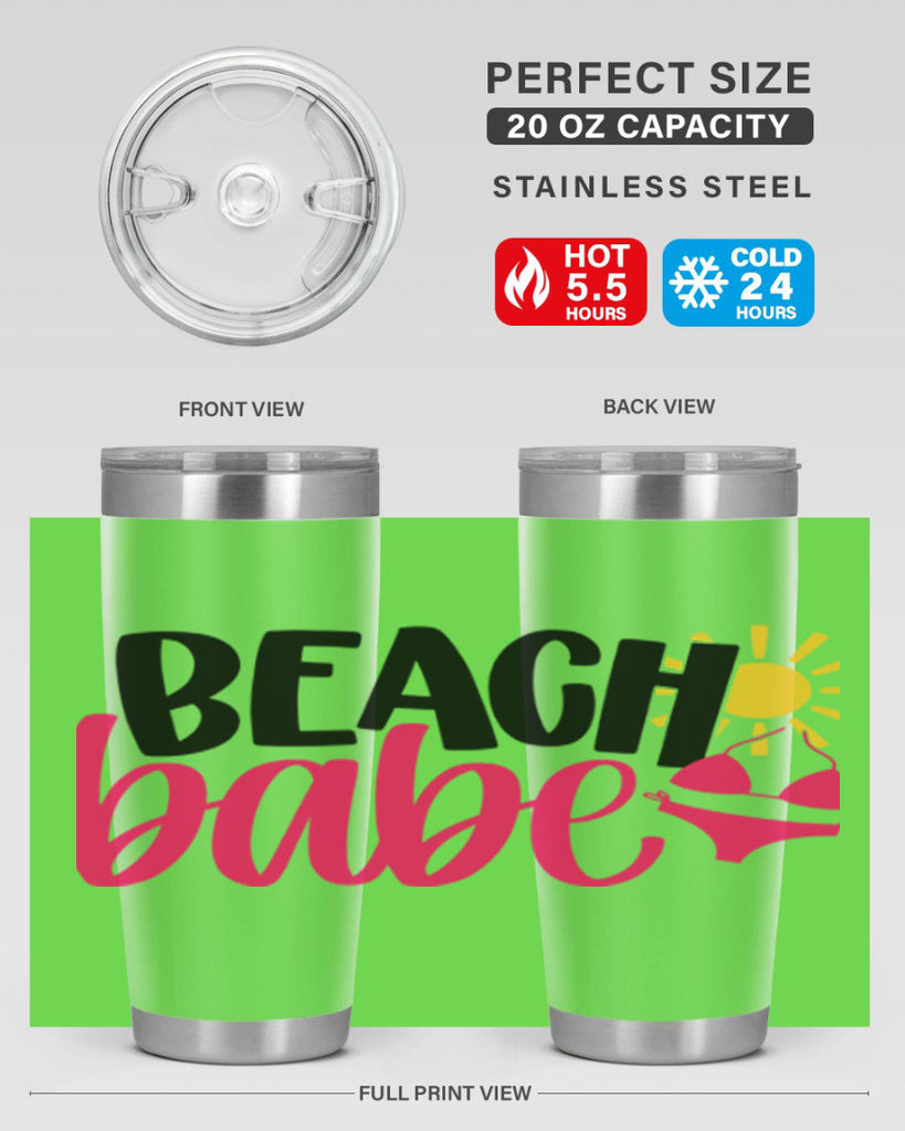 Beach Babe Style 52#- summer- Tumbler