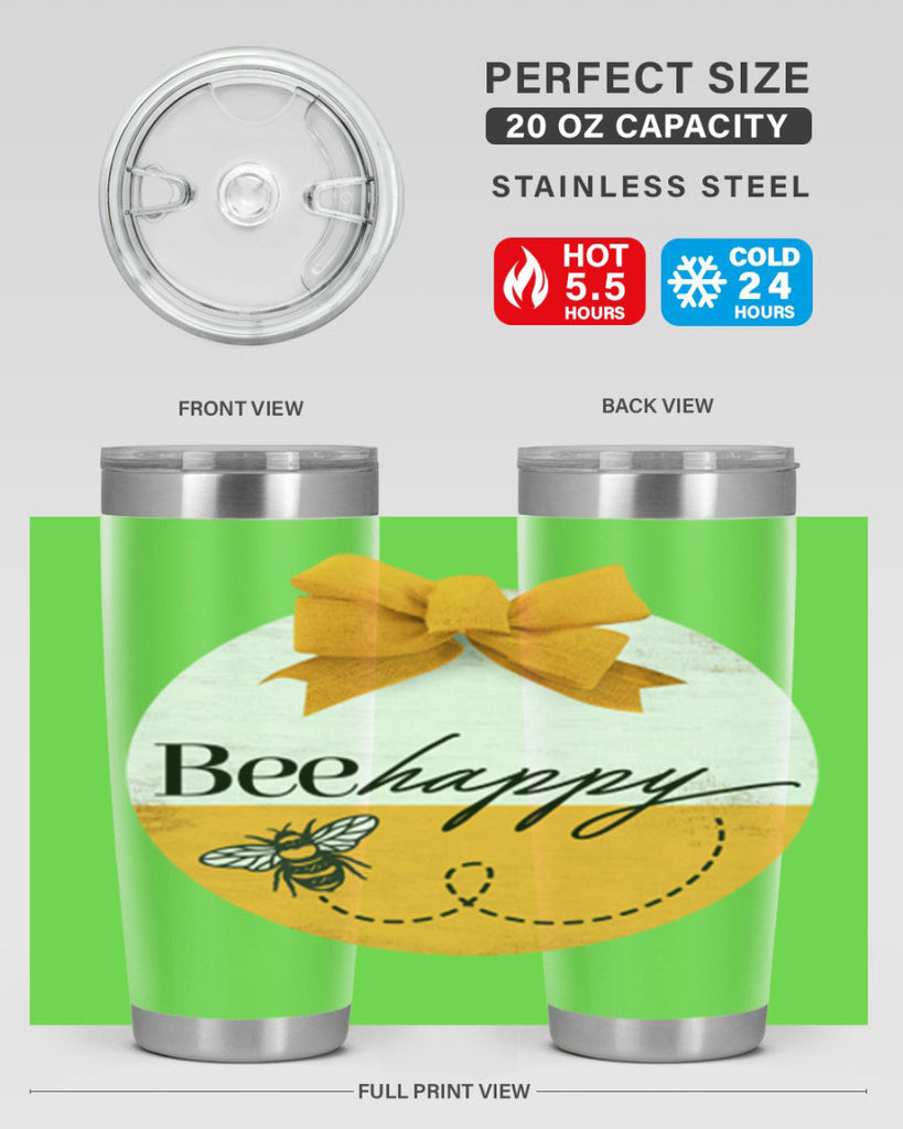 Bee Happy Mockup27#- spring- Tumbler