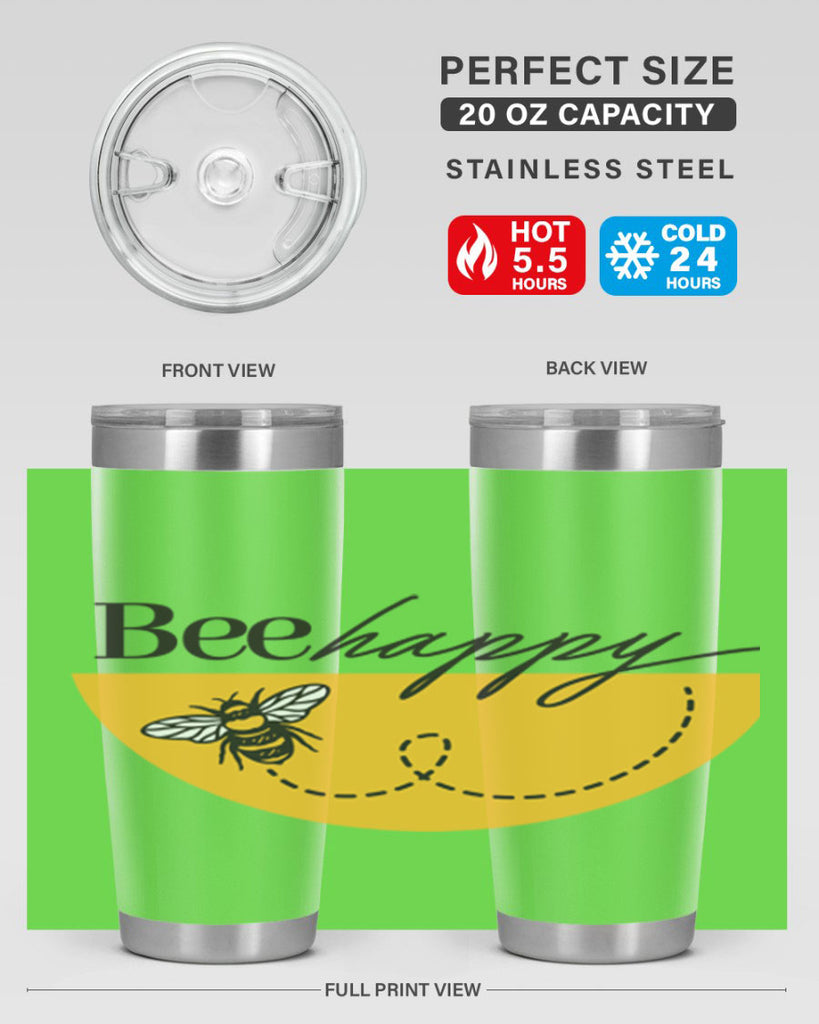 Bee Happy30#- spring- Tumbler