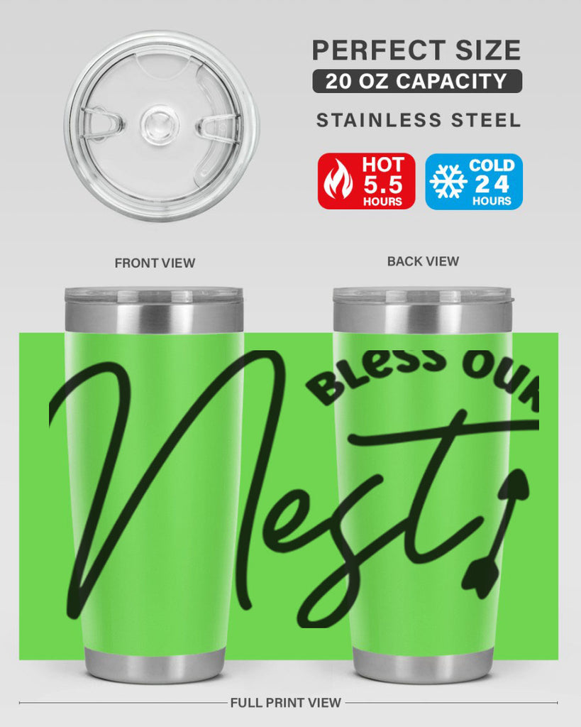 Bless Our Nest55#- spring- Tumbler