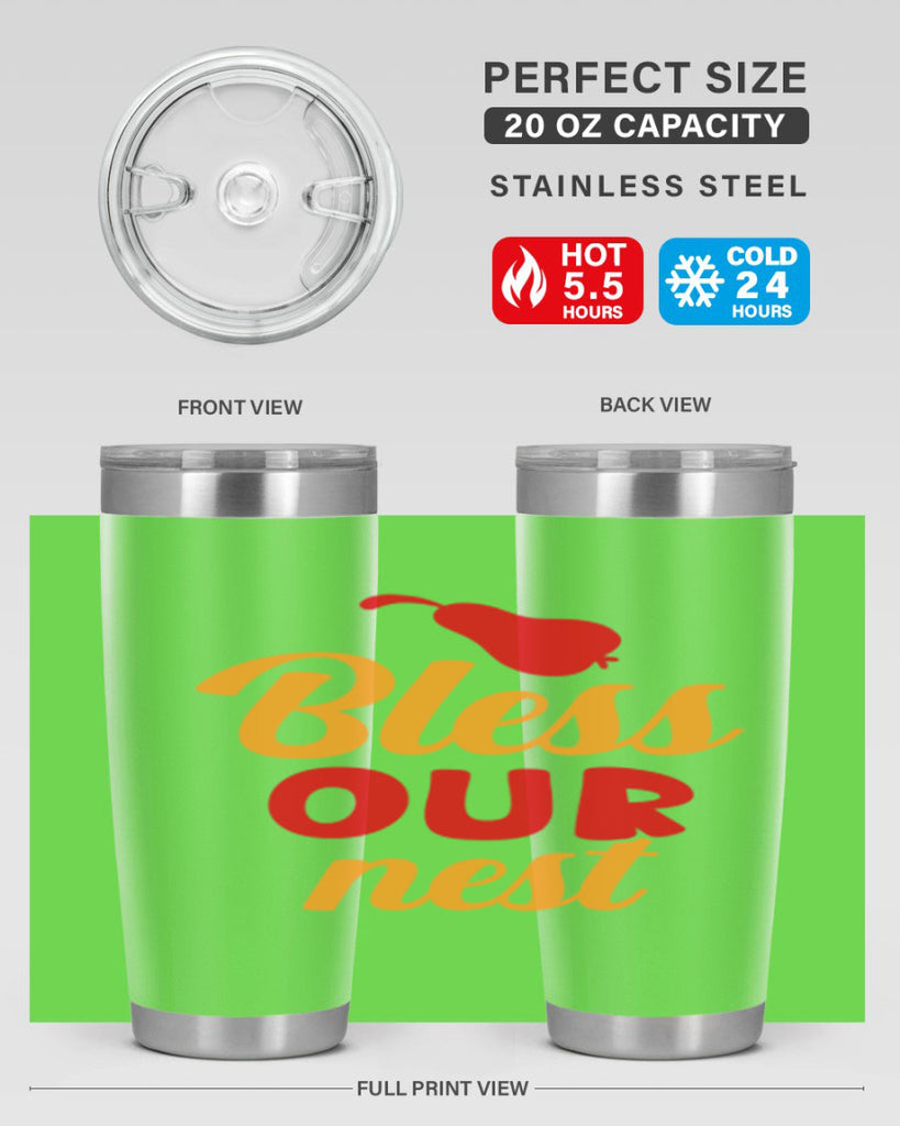 Bless our nest 53#- spring- Tumbler