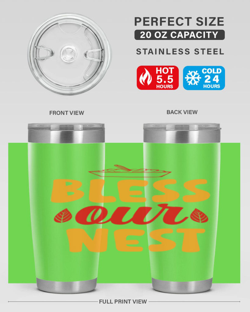 Bless our nest 54#- spring- Tumbler