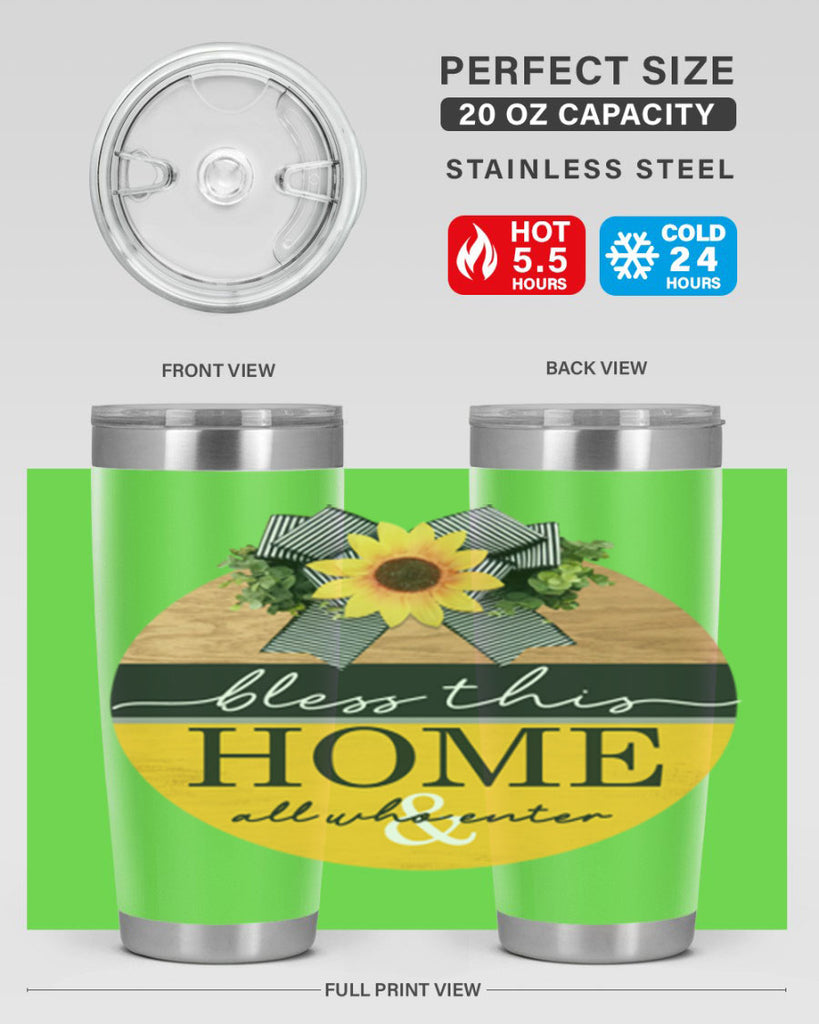 Bless this Home and all Mockup56#- spring- Tumbler