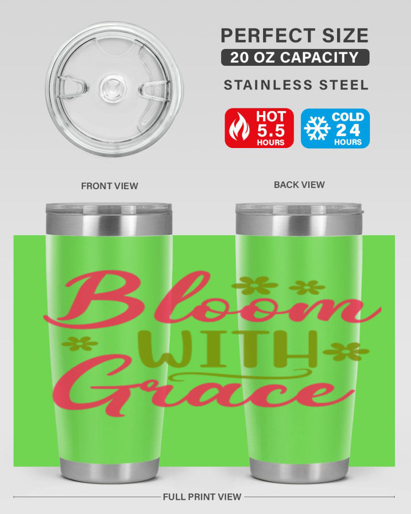 Bloom With Grace 80#- spring- Tumbler