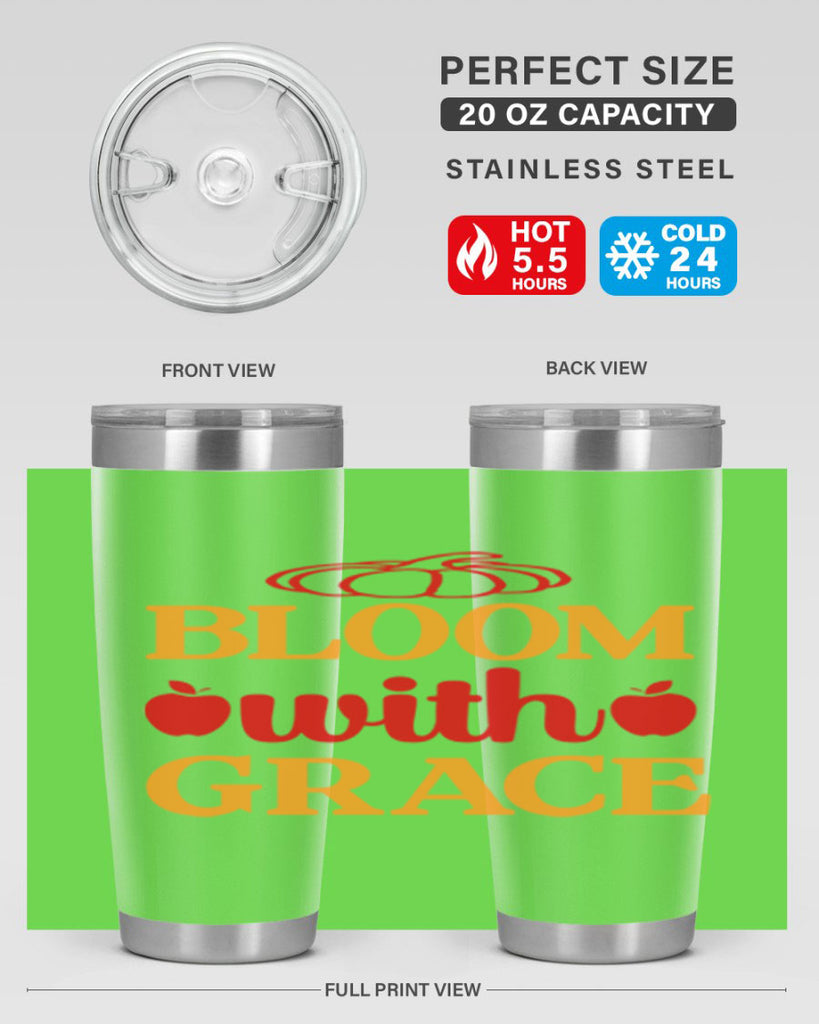 Bloom with grace 82#- spring- Tumbler