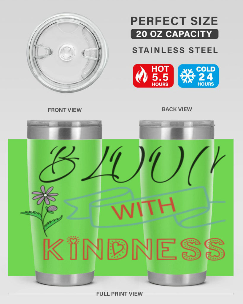Bloom with kindness  91#- spring- Tumbler