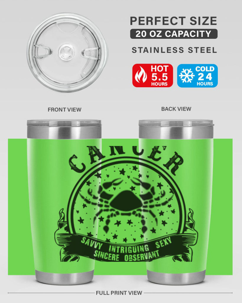 Cancer 13#- zodiac- Tumbler