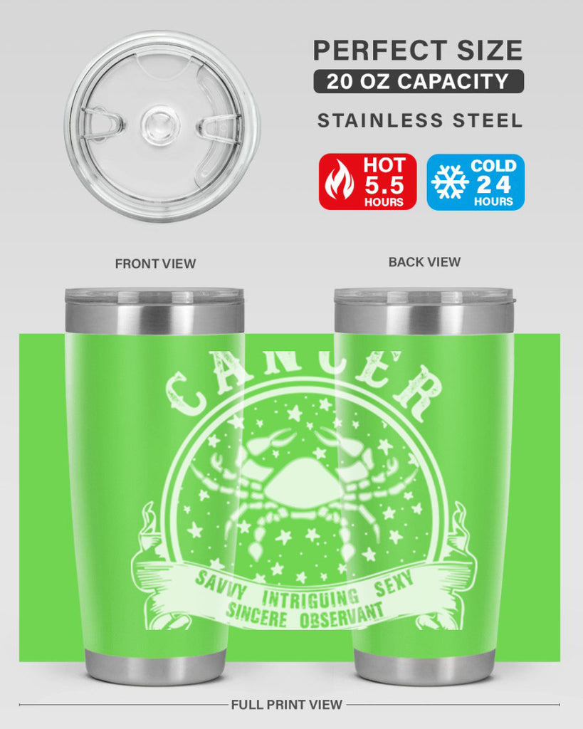Cancer 14#- zodiac- Tumbler