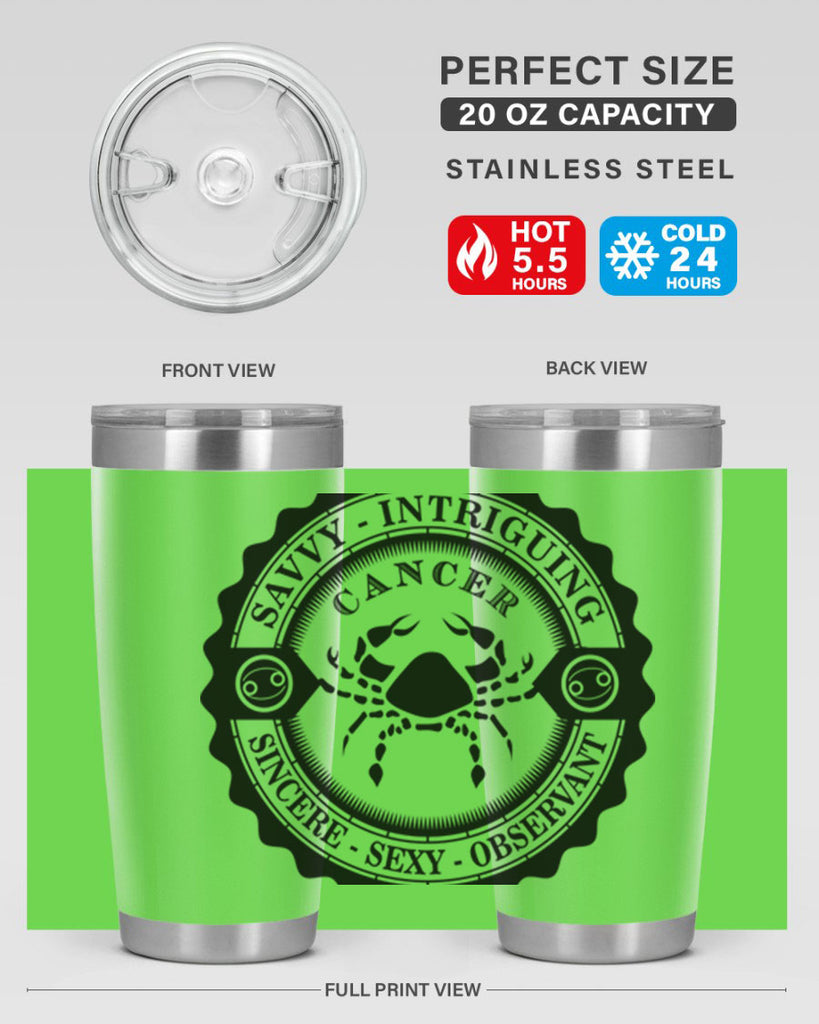 Cancer 15#- zodiac- Tumbler