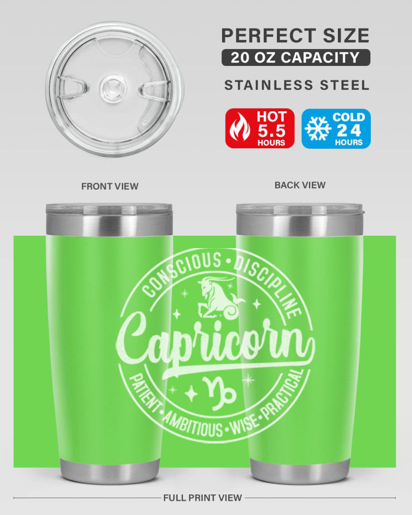 Capricorn 191#- zodiac- Tumbler