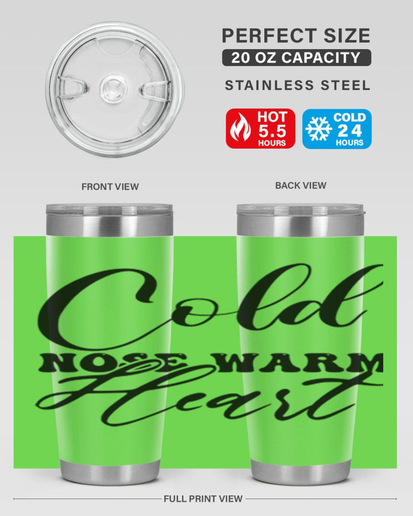 Cold nose warm heart 56#- winter- Tumbler