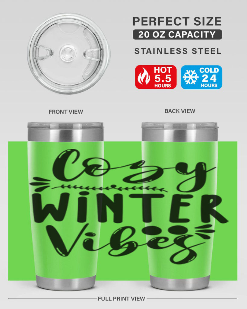 Cozy Winter Vibes 71#- winter- Tumbler