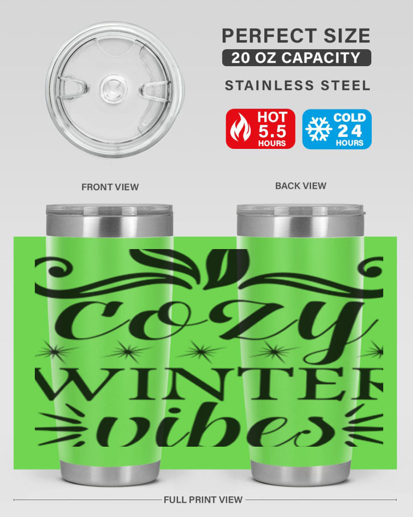 Cozy Winter Vibes 78#- winter- Tumbler