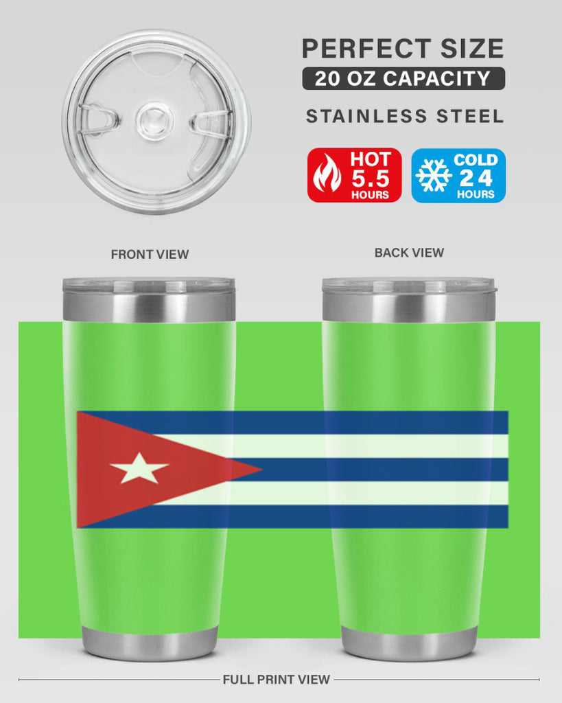Cuba 154#- world flags- Tumbler