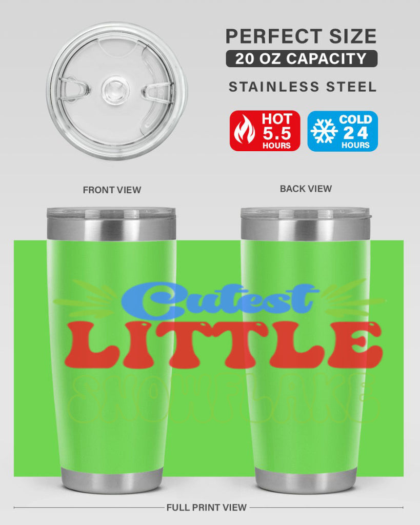 Cutest little snowflake 89#- winter- Tumbler