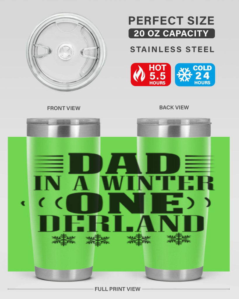 DAD IN A WINTER ONE DERLAND 91#- winter- Tumbler
