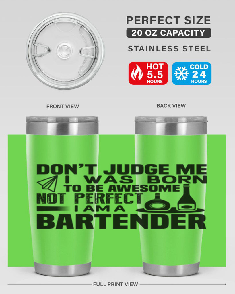 DON’T JUDGE ME Style 4#- bartender- tumbler