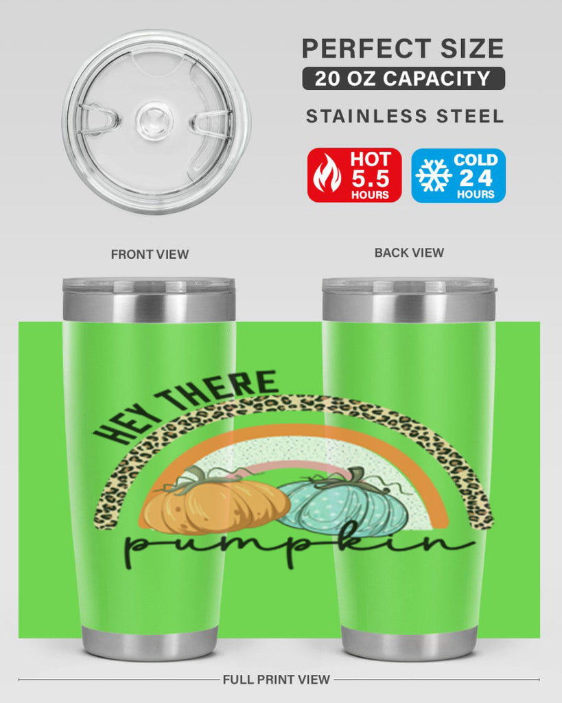 Fall Hey There Pumpkin 103#- fall- Tumbler