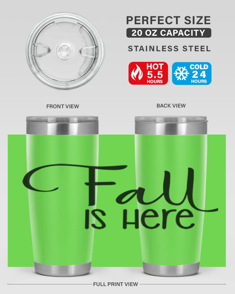 Fall Is Here 109#- fall- Tumbler