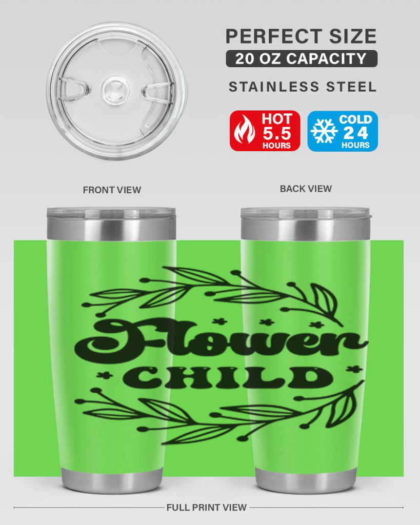 Flower child  141#- spring- Tumbler