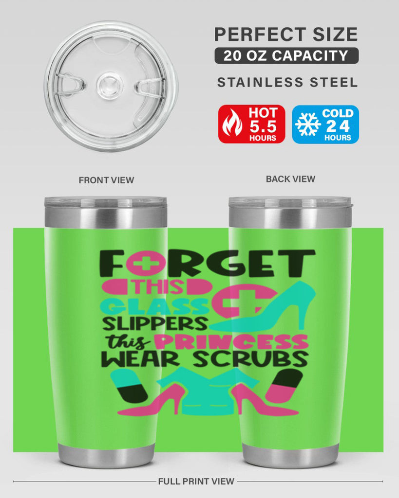 Forget This Glass Slippers This Princess Wear Scrubs Style Style 185#- nurse- tumbler