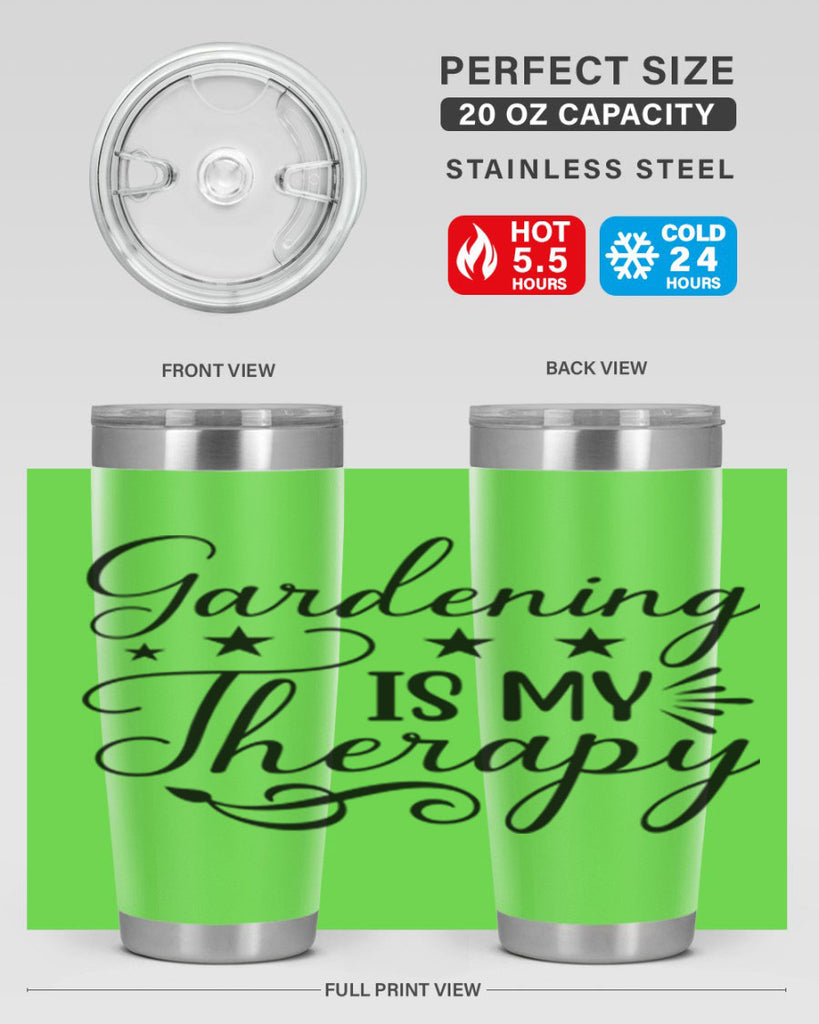 Gardening is My Therapy 145#- spring- Tumbler